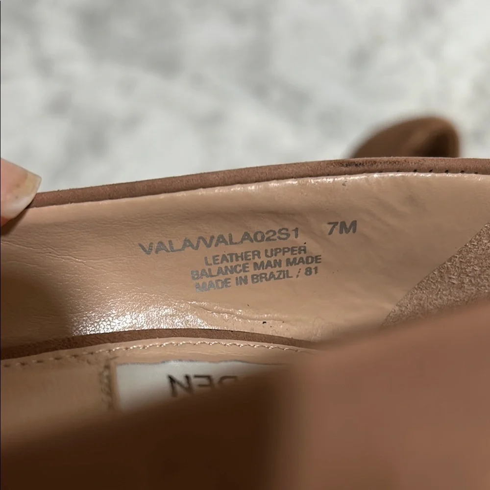 STEVE MADDEN WOMENS VALA02S1 NUDE POINTED TOE PUMPS 4”HEEL Sz 7 - Picture 5 of 12